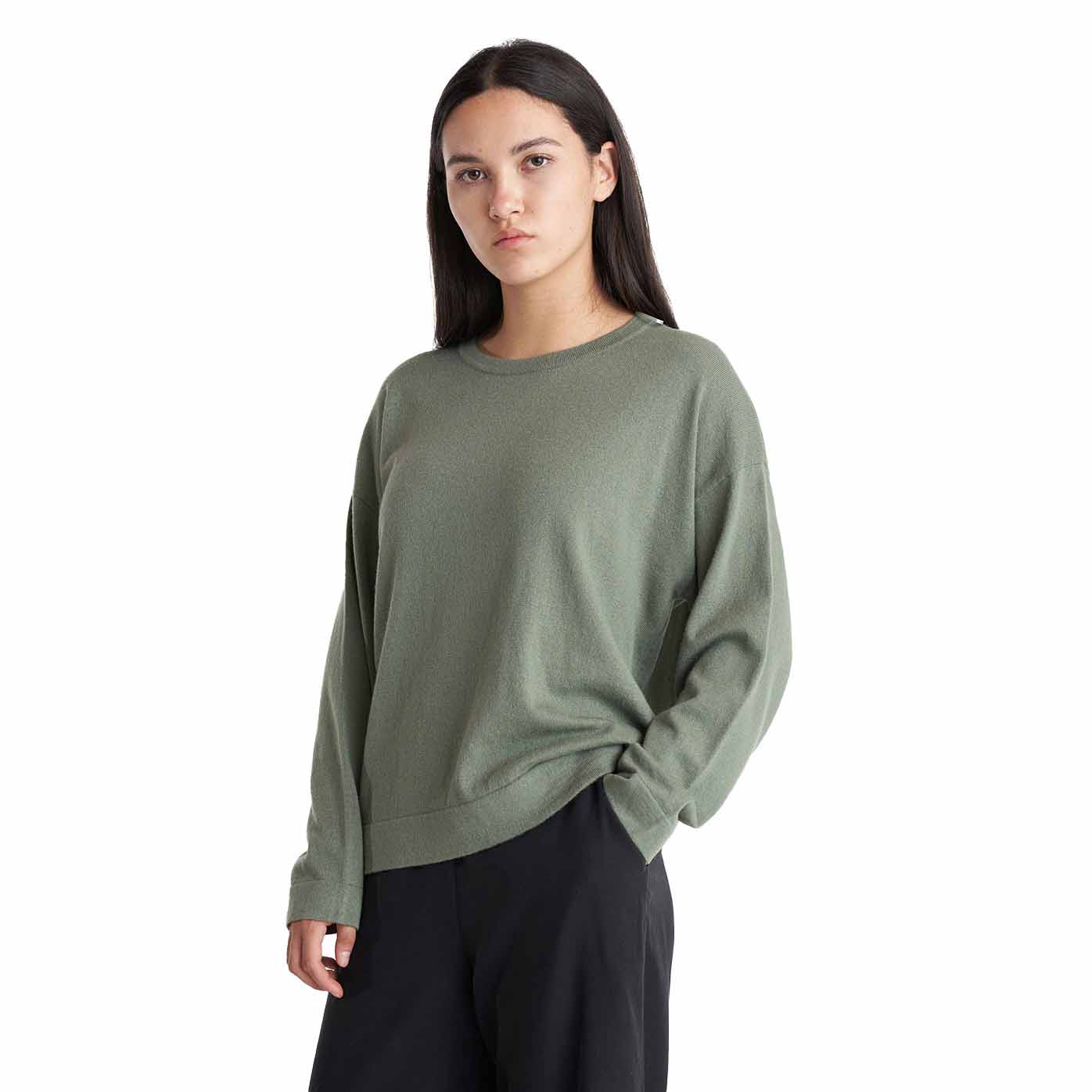 Huffer Merino Neve Crew
